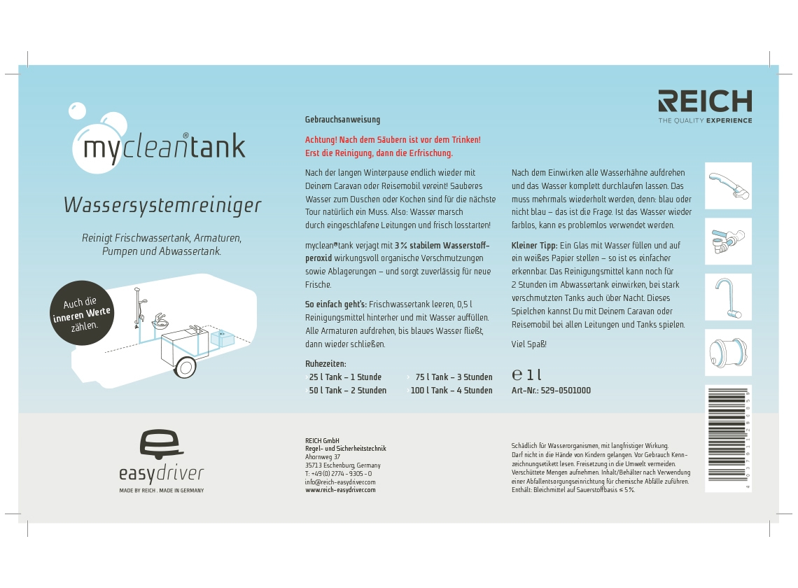 Reich Mycleantank waterreiniger