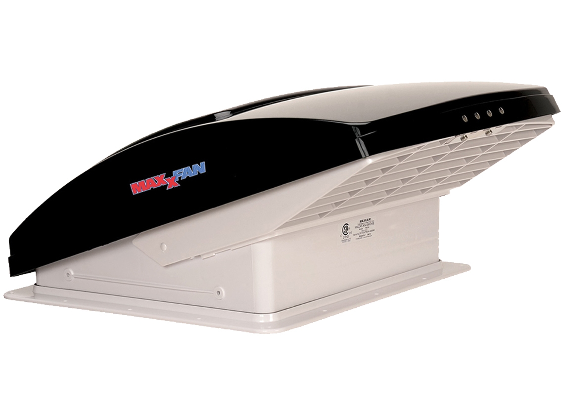 Maxxfan Deluxe 40 x 40 dakluik met ventilator - smoke