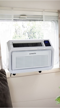 Mestic split airco in caravan