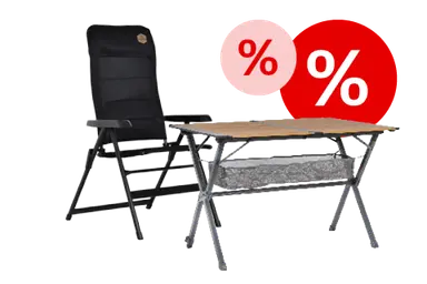 Kampeermeubel acties Kampeermeubel acties