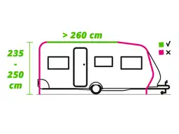 Obelink Viera 260 caravanvoortent