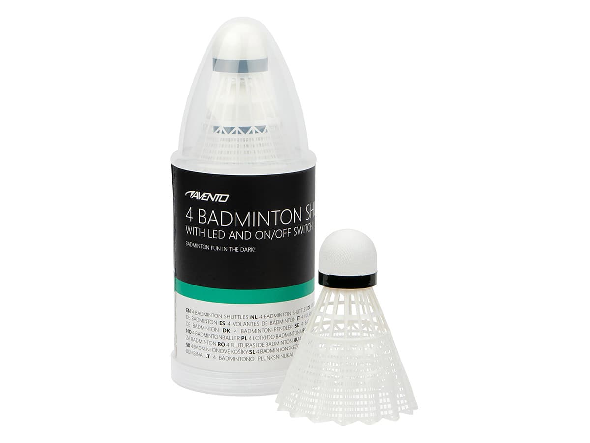 Avento 4 LED badminton shuttles