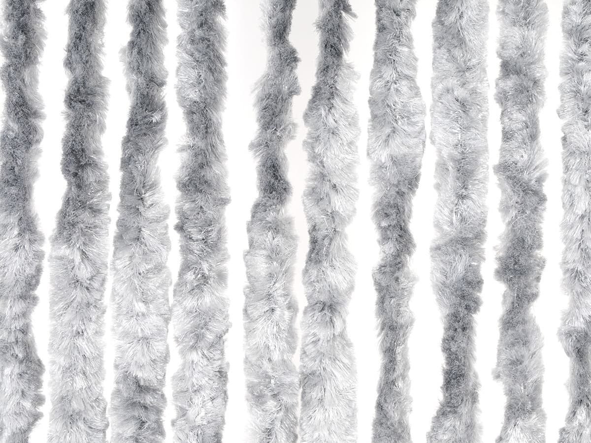 Obelink chenille gordijn grey - 185 × 56 cm