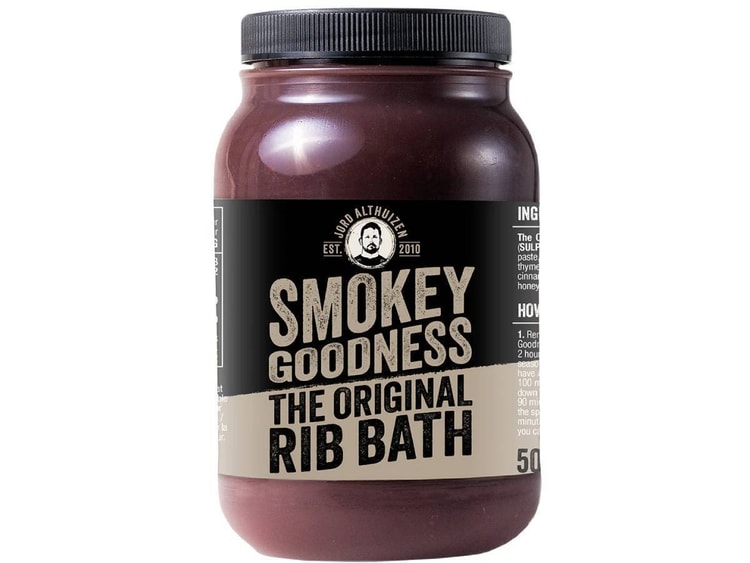 Smokey Goodness The original rib bath bbq saus - Obelink.be