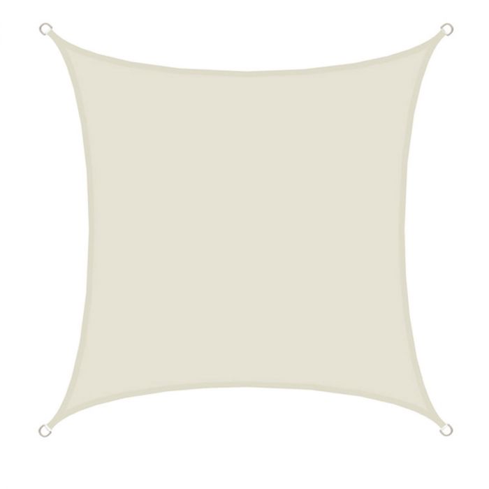 echo PapoeaNieuwGuinea Geestig AMANKA 3x3 beige waterafstotende polyester schaduwdoek