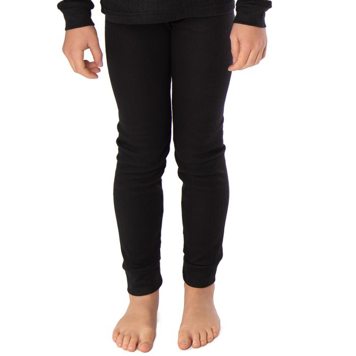 Internationale Proportioneel Missie Black Snake Black kinder thermobroek