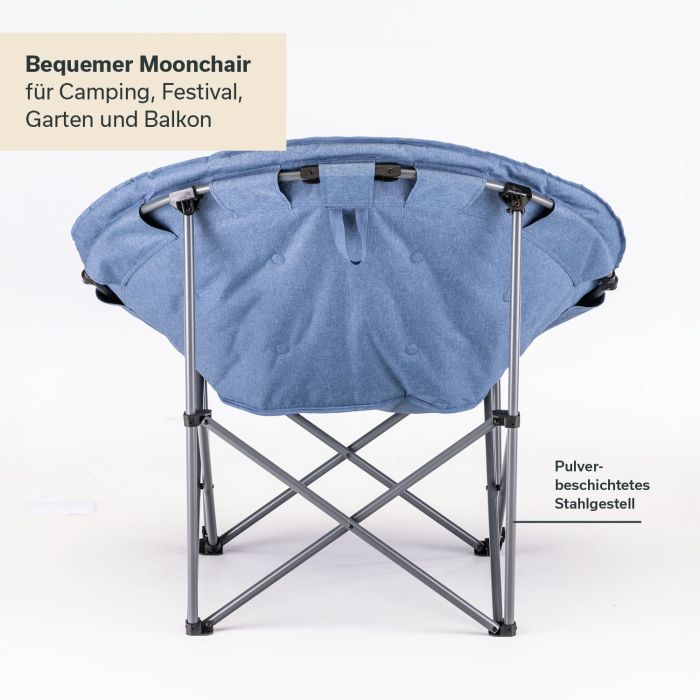 Skandika Kupari Moonchair Campingstoel Blue