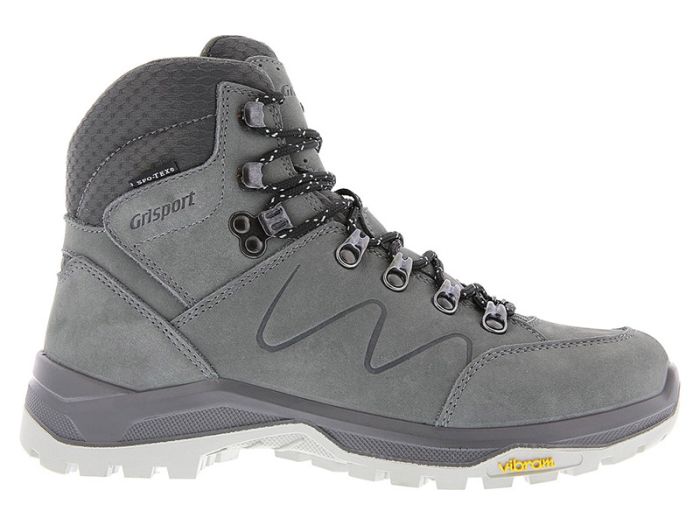 Grisport Boston Mid Grey dames wandelschoenen