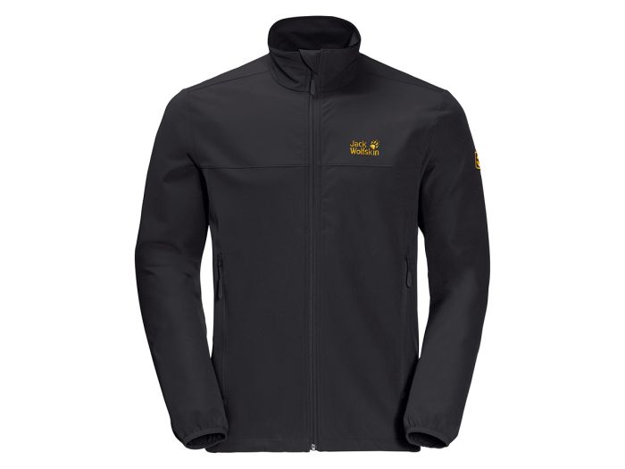Jack Wolfskin Crestview Black heren softshell jas