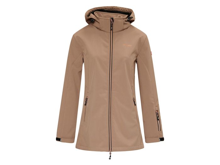Patch Thriller Ellende Nordberg Irene Taupe dames softshell jas