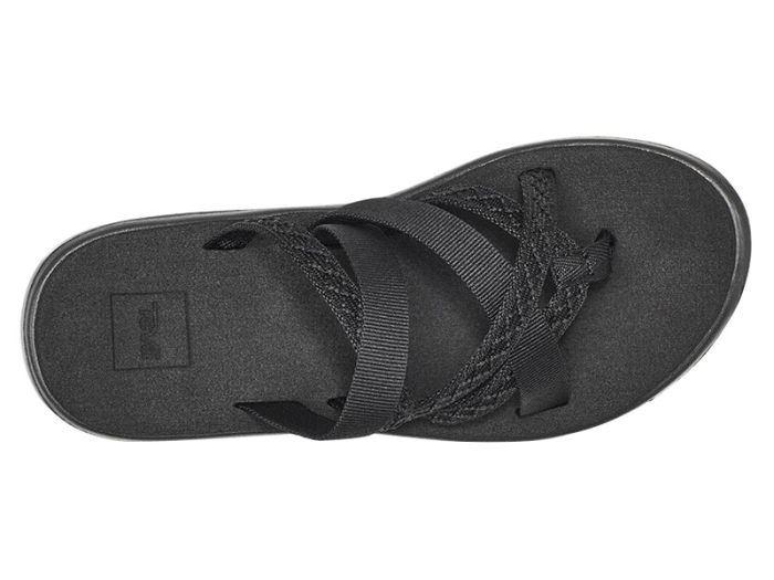 Teva Voya Zillesa Mahani Black dames slippers