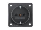 Berker integro 1V RA AB contactdoos - anthracite