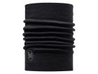 Buff Merino Heavyweight nekwarmer - Solid Black