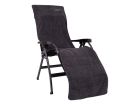 Crespo maat L badstof relax stoelhoes - Grey