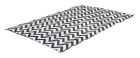 Bo-Camp Wave 200 x 180 cm zwart witte chill mat