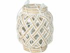 H & S Decoration Ø 16 x 20 cm lantaarn - White Natural