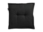 Madison Rib Black hocker kussen