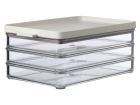 Mepal Omnia 3-laags vleeswaren koelkastdoos - Nordic White