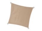 NC Outdoor 3,6 x 3,6 vierkant schaduwdoek - Gebroken wit