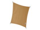 Platinum Coolfit 3x4m rechthoekig schaduwdoek - Zand