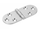 Obelink RVS afgeronde scharnieren (2x stuks) - silver