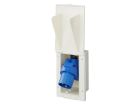 ProPlus rechthoekige CEE wandinvoerdoos - White
