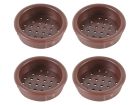 Ronde inbouw rozetten - Brown