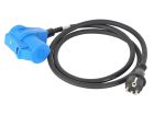 Schwabe verloopkabel - haakse CEE contra naar schuko