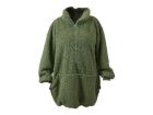 Unique Living Willow Long oversized hoodie - Winter Green