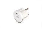 USB-C stopcontactadapter 2,4A - white