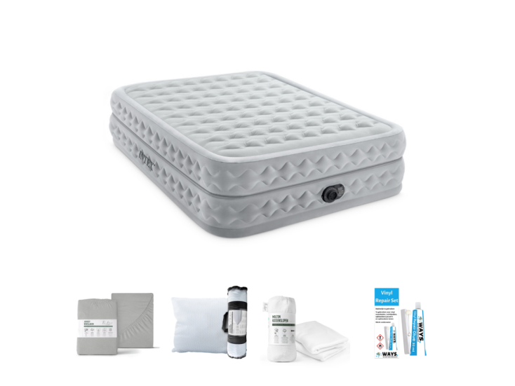 Intex Supreme Air-Flow 203 x 152 cm Luchtbedset - 5-delig