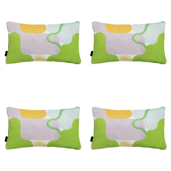 Madison Grafi lila Sierkussen - Set van 4