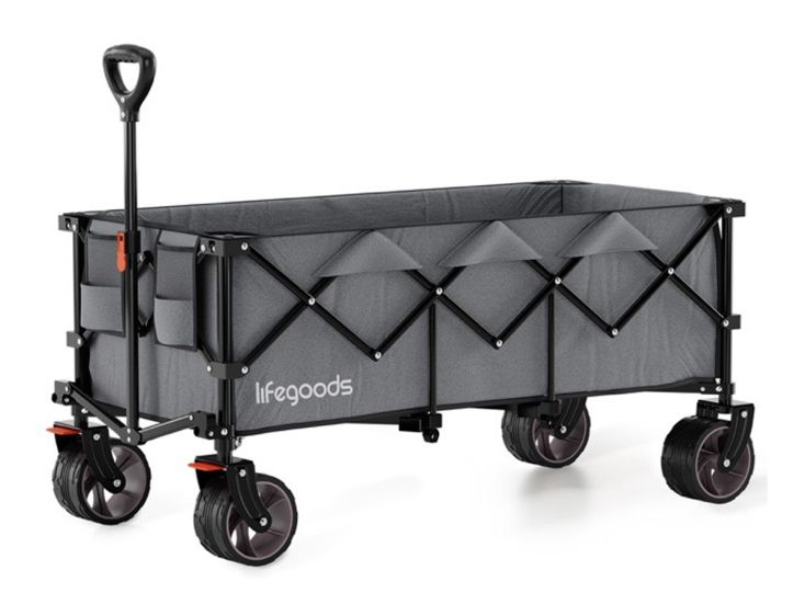 LifeGoods XXL 300L bolderkar - Grey