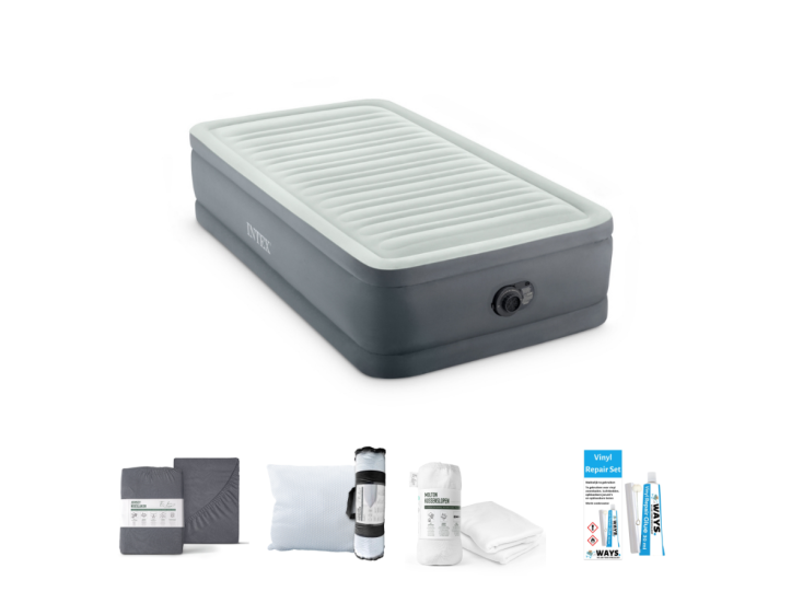 Intex PremAire I 191 x 99 cm Luchtbedset - 5-delig