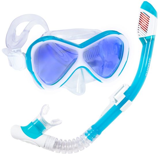 Atlantis Abaco Snorkelset - Light Blue