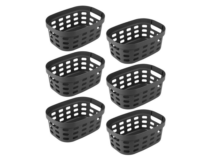 Sunware Sigma home 5 liter set van 6 mandjes - Anthracite