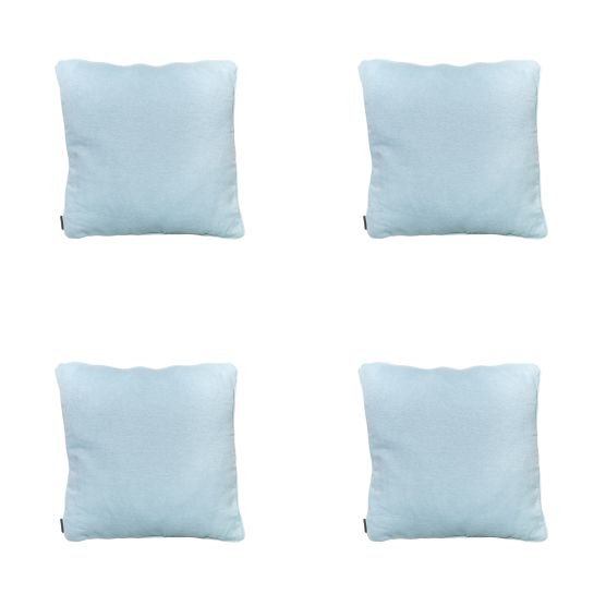 Madison Napels azure Sierkussen - Set van 4