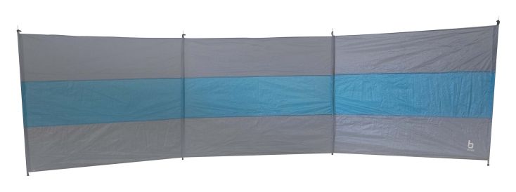Bo-Camp Brendan 3-vaks windscherm - Grey/Blue