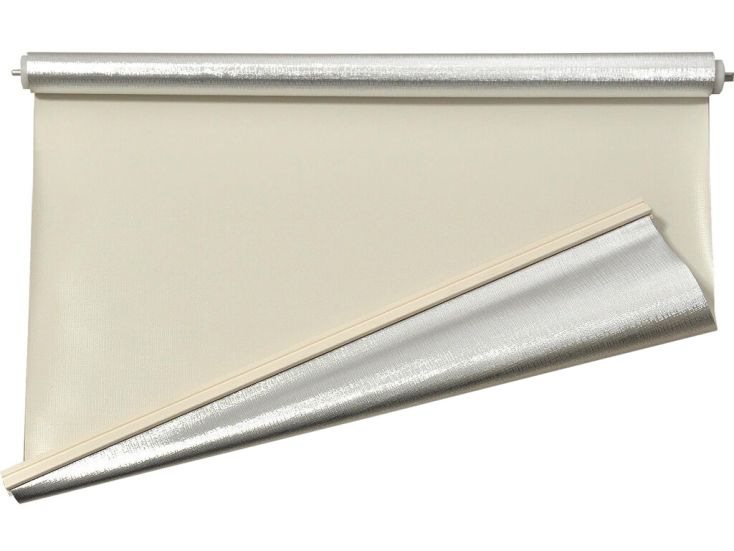Remis Remisun Cream/Silver verduistering rolgordijn - 102 x 60 cm