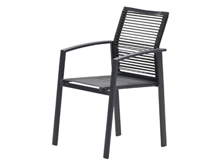 Garden Impressions Cosmo dining fauteuil - Dark Grey