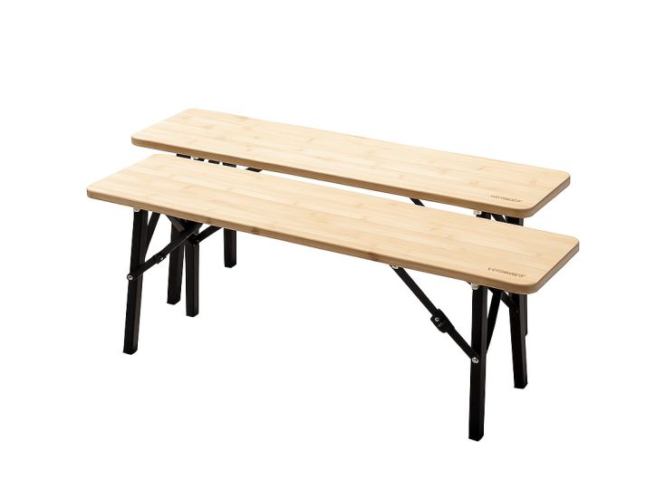 EveBase Bamboo camping bank - set van 2