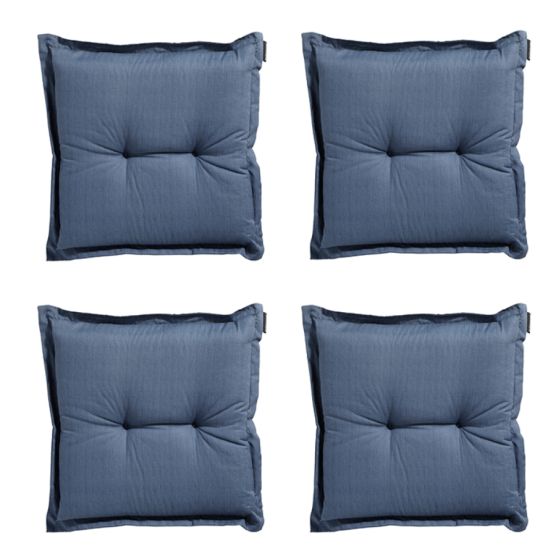 Madison Basic kobalt Zitkussen - Set van 4