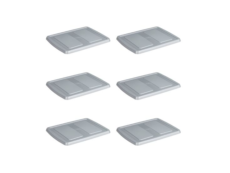 Sunware Nesta deksel grijs - opbergbox 17, 32L en 45L - Set van 6