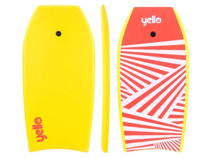 Yello Slick ZigZag 41" Bodyboard - Red
