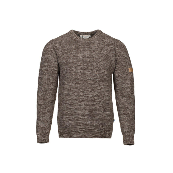 Ivanhoe NLS Petal Chocolat Mouline heren trui - Dark Brown