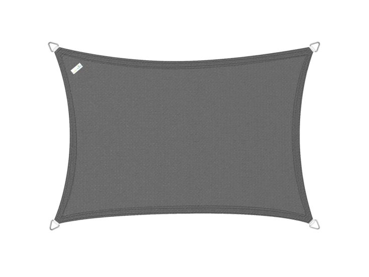 Buitenkado 2.5x3.5 HDPE Schaduwdoek - antracite