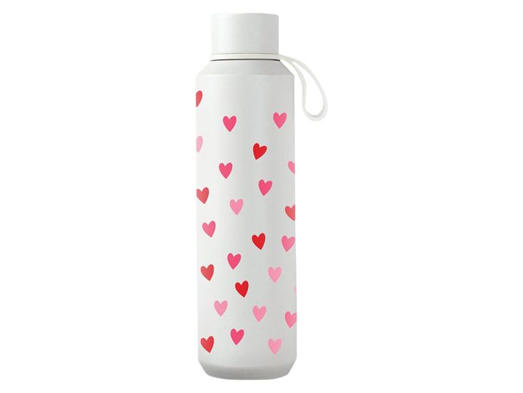 FLASKE 600 ml RVS drinkfles - Hearts