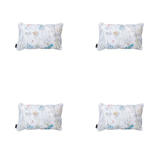 Madison Donna azure canvas eco+ Sierkussen - Set van 4