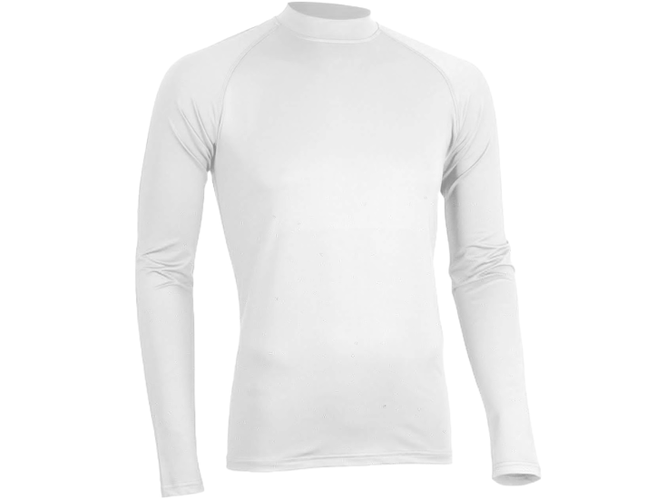 Avento Base Layer Lange Mouw Heren shirt - Wit/Zilver