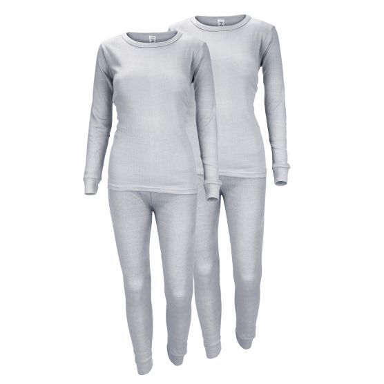 Black Snake Cozy Grey 2-Pack dames thermo-ondergoed set